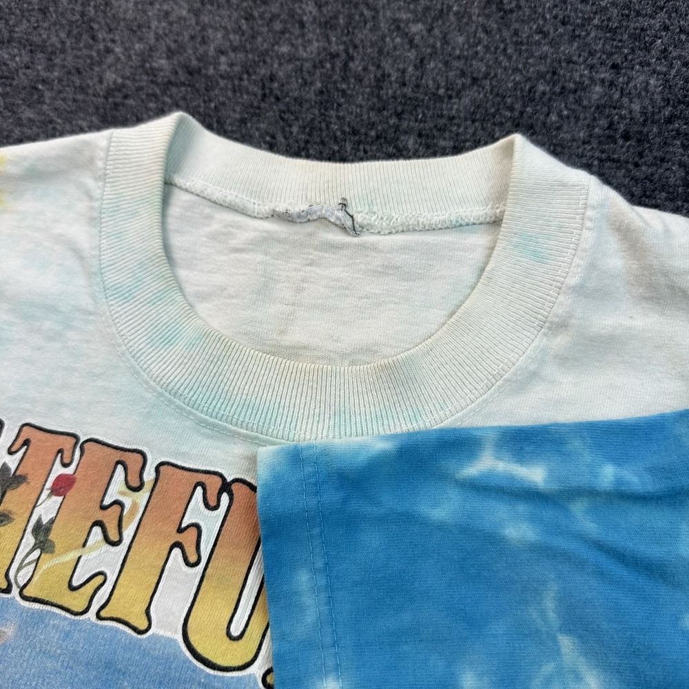 VTG 1996 Grateful Dead Let It Grow Tie Dye Concert T Shirt Mens Xl Liquid Blue - Picture 5 of 9
